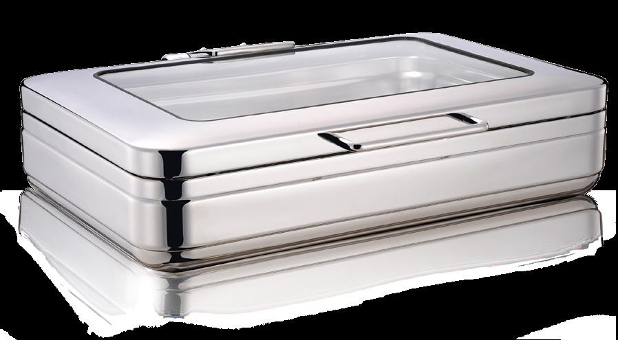 chafing dishes meet the most demanding expectations in terms of food presentation,