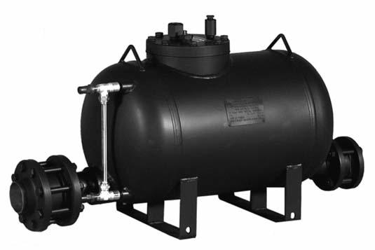 EPT-300 Series Pumping Trap Carbon Stee, In-Line Connections For capacities up to 9 040 kg/h (steam motive).