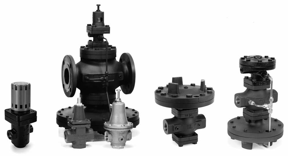 Pressure Reducing Vaves PRV Types Steam, iquids and gases usuay fow at high pressures to the points of fina use.