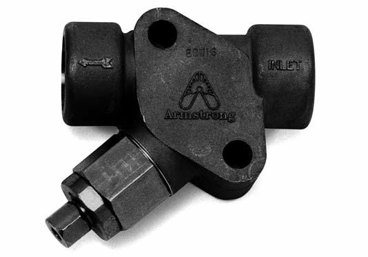 Armstrong Universa Stainess Stee Connector Steam Traps IS-2 Stainess Stee Connector with Integra Strainer Provides: A fu ine stainess stee strainer in the connector eiminates eak points and reduces