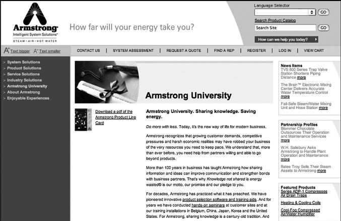 Armstrong University At Armstrong, Knowedge Not Shared Is Energy Wasted has been a theme and a way of ife for years.