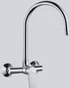 Kitchen ARI-39165 Single Lever Sink Mixer With Swinging Spout on Upper Side (Wall Mounted
