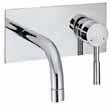 SOLO SINGLE LEVER Basin Bath & Shower SOL-6001B Single Lever Basin Mixer without Popup Waste System with 450mm Long Braided Hoses Also available SOL-6051B Single Lever Basin Mixer with Popup Waste