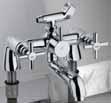 1,150 SOL-6215 Exposed Wall Mixer With Provision for Overhead Shower & Hand Shower with Connecting Legs & Wall Flanges Rs.