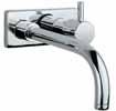 QUARTER TURN Basin FLR-5167NB Central Hole Basin Mixer with Regular Spout without Popup Waste System with 450mm Long Braided Hoses, 20mm Cartridge Size Also available FLR-5169NB Central Hole Basin