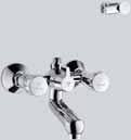2,600 CON-217KN Wall Mixer with Telephone Shower Arrangement, Connecting Legs & Wall Flanges but without Crutch & Telephone Shower Rs.