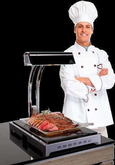 DELTA CARVING STATION SPOT Heating Lamps The ideal solution for a meat cutting station.