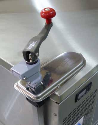 Max 150 mm overhang B L R Provide dimensions L,R & B with order Can Openers (CO) can be fixed to the front left or right side of Adande units with solid worktops.
