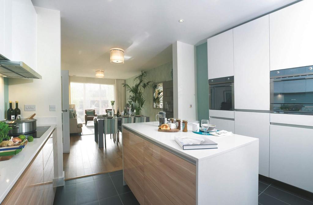 The homes at Greenwich Millennium Village are as carefully planned on the inside as they are on the outside.