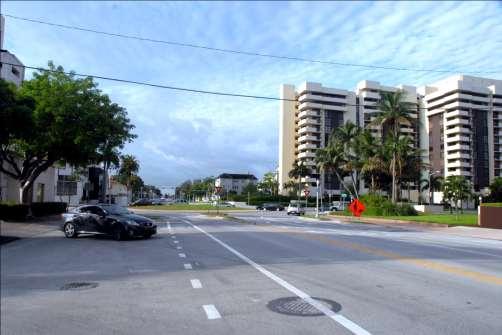 View of Intersection of Biltmore Way and Segovia from intersection of Coral Way and