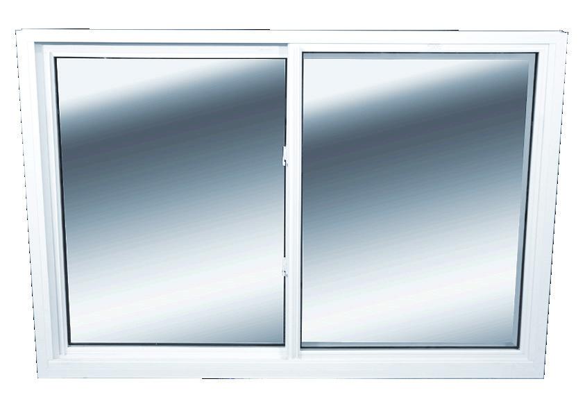Two-Lite Slider Window The convenience and view of this design complement its