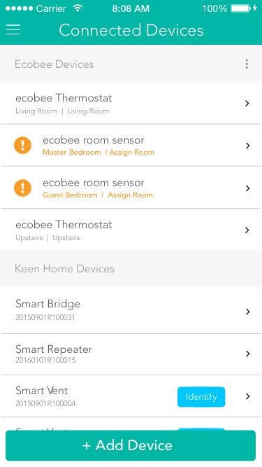 How to Connect 6 7 Now assign a room sensor to a specific room.