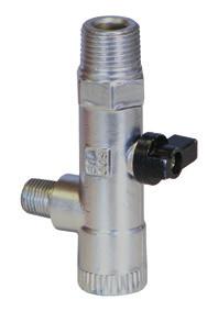 orifice Depending on pressure Valve seals FPM or other depending on pressure and application Inlet/outlet connections 1/4 NPT Inlet connection height 0.