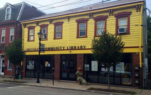 Millvale Community Library Innovating in our Unusual Space Connected to a tea shop with