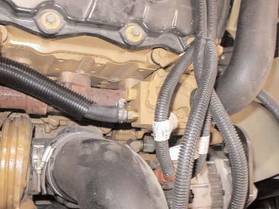 PAGE: 5 of 16 INDEX: 6 6. Engine Plumbing Connection: 6.1. Open hood. Cut off all heater valves. 6.2. Locate the heater return line from the body heaters.