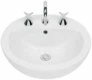 Vencecia II Bath Set* 631221C Vencecia II Shower Set 631222C3A Wall Basins are available with these