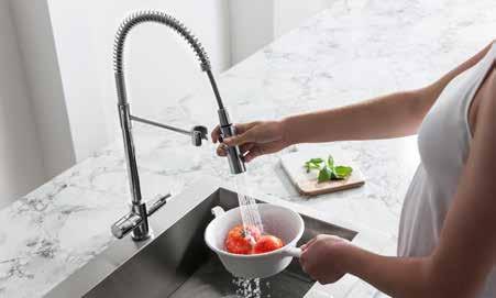 how to choose a kitchen tap functionality PULL OUT SPRAYS Looking for more from your kitchen tap?