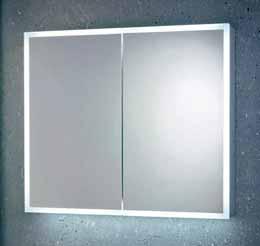 NEW LED Bathroom Cabinets MIRRORS & CABINETS Mia LED Cabinet 700x500mm / 700x600mm / 800x700mm Single door Double door (available in two sizes) > Available in single or double door >