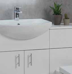 Lanza BATHROOM FURNITURE > 18mm solid carcass > Supplied in White Available Finishes > Soft