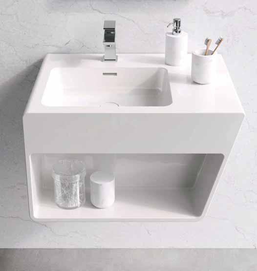 Garda > Finished in Gloss > 350(H) x 600(W) x 450mm(D) > Requires basin