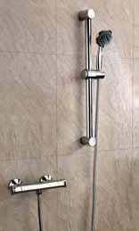 Tidy Bathroom Taps & Showers SCUDO ESSENTIALS Shower Kit EXPOSEDKIT002 Round brass body valve, 88.