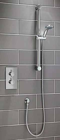 Round Thermostatic Shower Set One SHOWERING Round Thermostatic Shower Set Two SHOWERING
