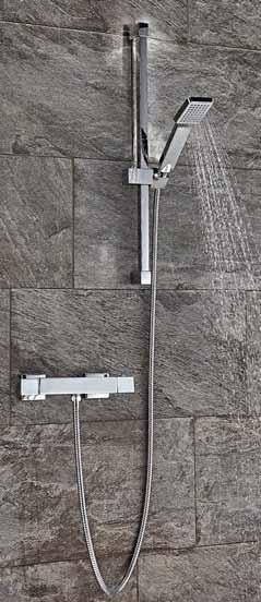 Square Thermostatic Shower Set One SHOWERING Square Thermostatic Shower Set Two SHOWERING