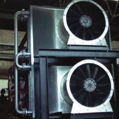 EFFICIENCY Turnbull & Scott Blast Coolers, also known as air blown coolers, feature a robust extended surface heat exchanger combined with a power driven fan that blows cool air over the fins of the