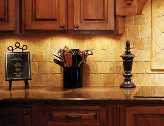 (Figure 1) - Undercabinet lighting will quickly and easily illuminate your countertops.