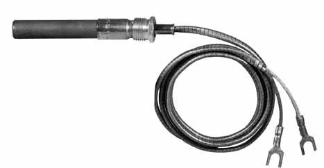 Thermopile Selection Guide Lead Length (in.