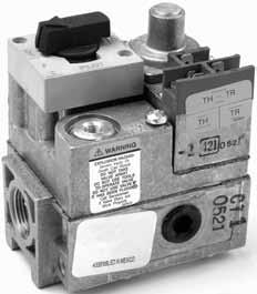 VR8345M/VR8345Q/VR8345H/ VR8245M Universal Electronic Ignition Gas Valve Wide-capacity control for almost any IP, HSI or DSI gas-fired appliances Compact fit simplifies field replacement Use with 24