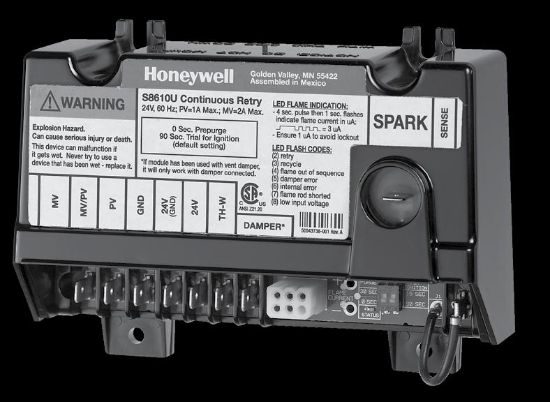 Honeywell and competitive models When selecting ignition modules for your next job, look for these Honeywell features: Universal application with field adjustable timings Flexibility for use in