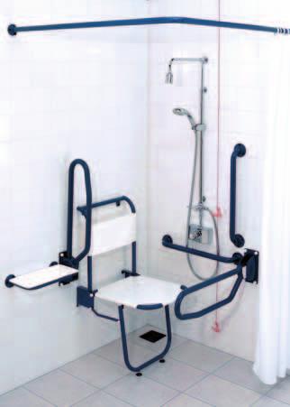 DocM Showers The Sirrus DocM showering and changing room packs have been designed to provide all the necessary sanitary items to comply with Document M of the Building Regulations 2000 and are also