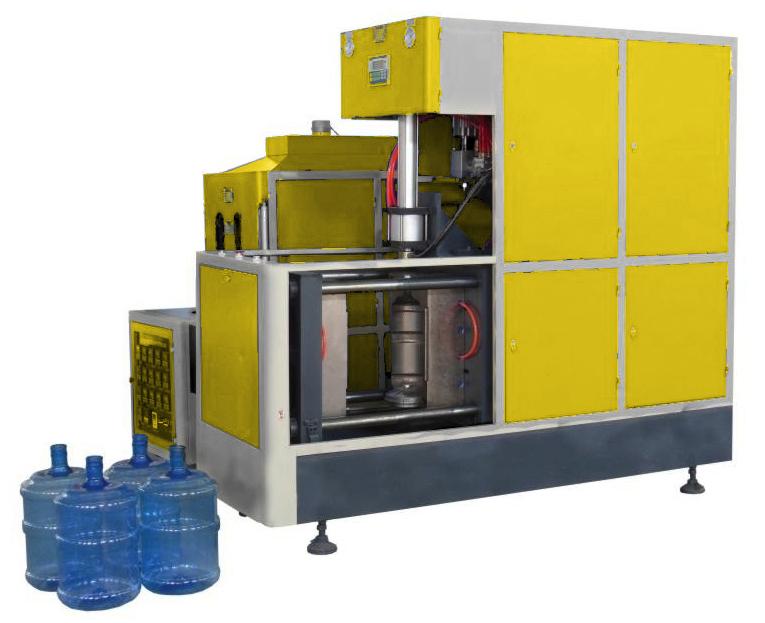 5 Gallon Stretch Blow Molding Machine Features 1. Special design for PET Gallon Bottles up to 6 Gallon. 2.