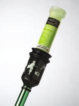 Varying dispensing options: Activate specially designed valve by squeezing the bottle to dispense solution or remove the
