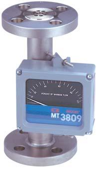 Data Sheet Models MT 3809 & 3819 Brooks Models MT 3809 and 3819 Metal Tube Variable Area Flowmeters with Optional Electronics based on Smart Meter Manager TM Technology Broad range of flow capacities