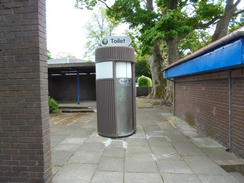 7. Public Toilets We will remove the costly automated toilet and use the money