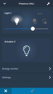 monitor (rough overview of energy cost with / without presence