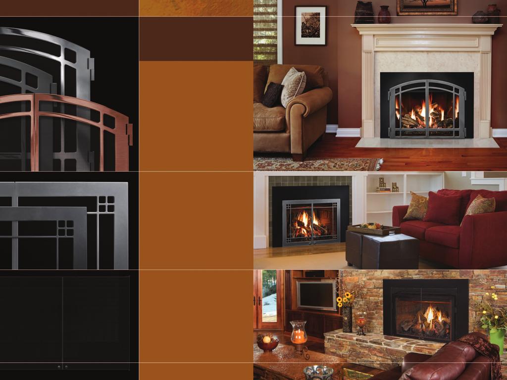All Mendota door sets extend over the entire fireplace, giving it the largest possible appearance. They also open to allow you to take full advantage of the beautiful, FullView fire.