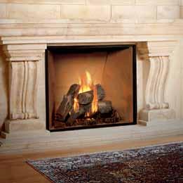 TOWN & COUNTRY TC54 Town & Country s TC54 Luxury Gas Fireplace is the world s largest factory-built direct vent gas fireplace.