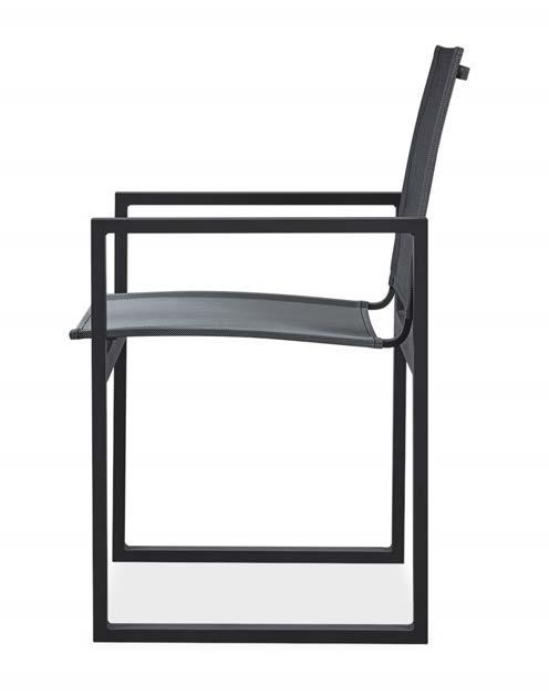 Piano Dining Chair Shown in Aluminium
