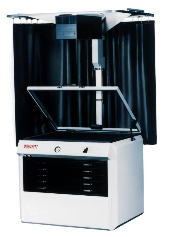 DOUTHITT HEAVY DUTY PLATEMAKER MODEL DCOPXD DESIGNED TO LOOK ATTRACTIVE IN A NON TRADITIONAL ENVIRONMENT.