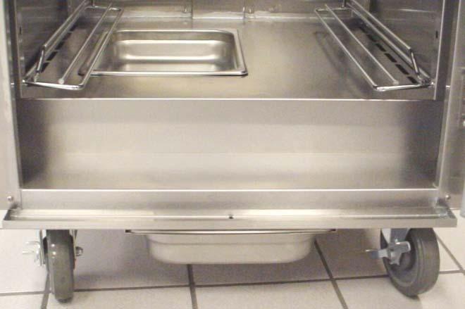 V SERIES PROOFING CABINET F-41190 (02-16) 4. Insert one (1) Water Pan in opening at the bottom of the cabinet and insert one (1) Water Pan through slides underneath the cabinet. (Fig.