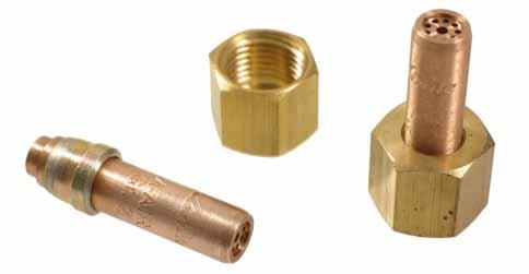 18 LINDOFLAMM thermal engineering. Tailored solutions for every heating application. Spare parts. Acetylene/ compressed air replacement nozzle Coupling nut M16x1.