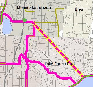 Snohomish County Suggested add to connect Burke Gilman Trail to MLT and regional transit: Assess best route to connect the BGT to Snohomish