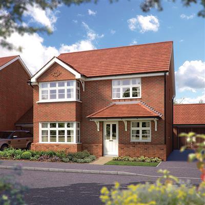 The Canterbury 4 bedroom detached home Open plan kitchen with dining area and French doors to rear garden Separate sitting room with bay window En suite and built-in wardrobe to bedroom 1 Ceramic