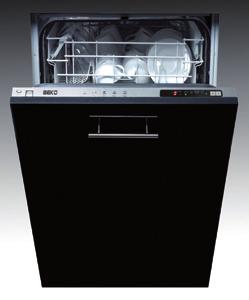 Laundry Dishwashers Easy installation - front adjustment for rear feet WMI71641 Integrated Washing Machine A+AA energy rated 7kg 1600rpm Interactive LCD with time remaining display 16