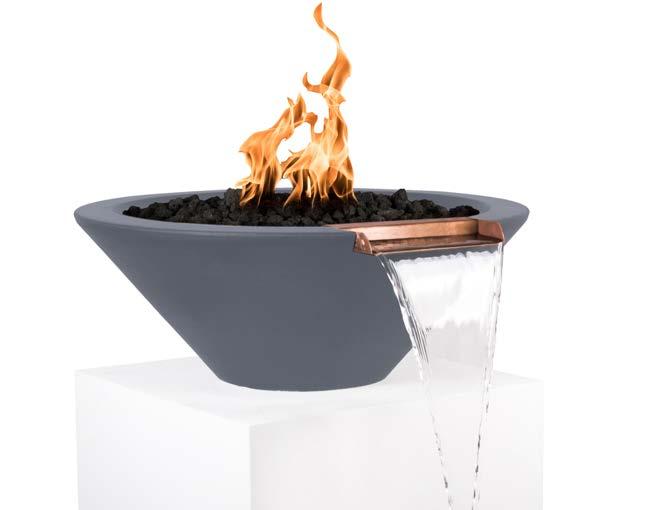 FIRE & WATER BOWL MATCH LIT IGNITION *READ THIS MANUAL BEFORE INSTALLATION OF THE UNIT WARNING: Improper installation, adjustment, alteration, service, or maintenance can cause injury or property