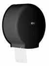 DELUXE LINE - ABS BLACK PLASTIC ARTICLES Toilet paper dispenser DELUXE LINE black plastic (ABS) for
