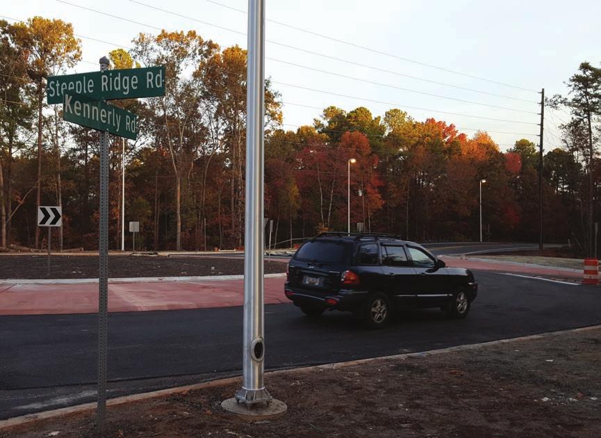 Transportation Program offers roundabout path to smoother travels PROJECT SPOTLIGHTS The Richland County Transportation Program funded a new roundabout, where Kennerly, Coogler and Steeple Ridge